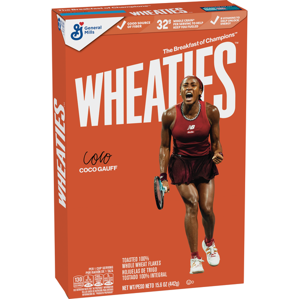 Cereal Wheaties 100% Whole Wheat Flakes Breakfast Cereal hero