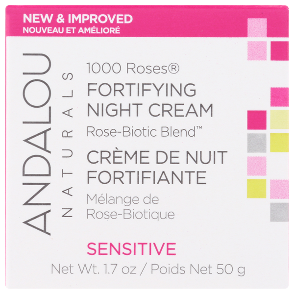 Body Lotions & Soap Andalou Naturals 1000 Roses Fortifying Night Cream hero