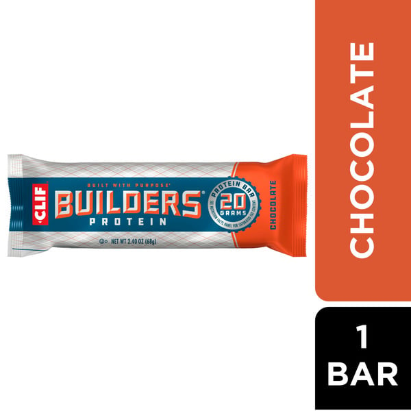 Energy & Granola Bars Builders Chocolate Flavor Plant Based Protein Bar hero