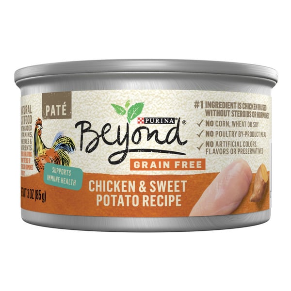 Cat Food & Care Purina Beyond Chicken and Sweet Potato Recipe Grain Free Wet Cat Food Pate hero