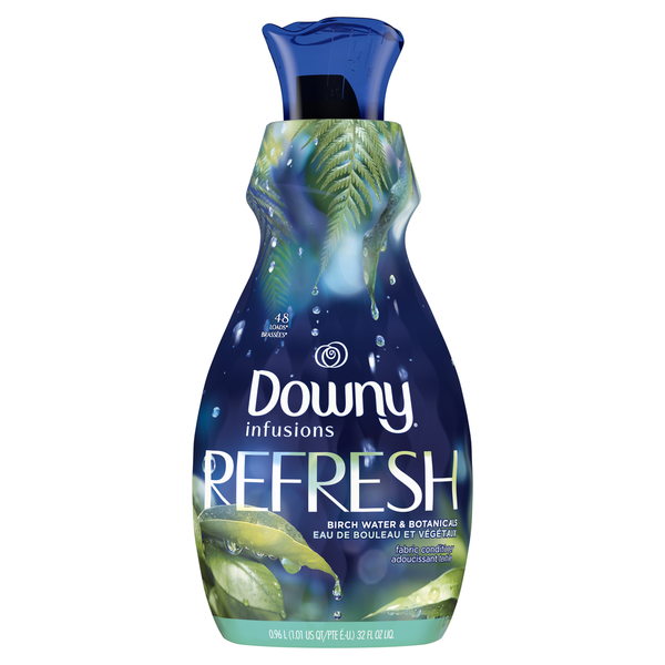 Laundry Downy Infusions Liquid Fabric Softener, REFRESH, Botanicals hero