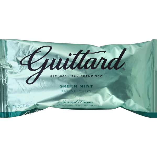 Baking Ingredients Guittard Baking Chips, Green Mint hero