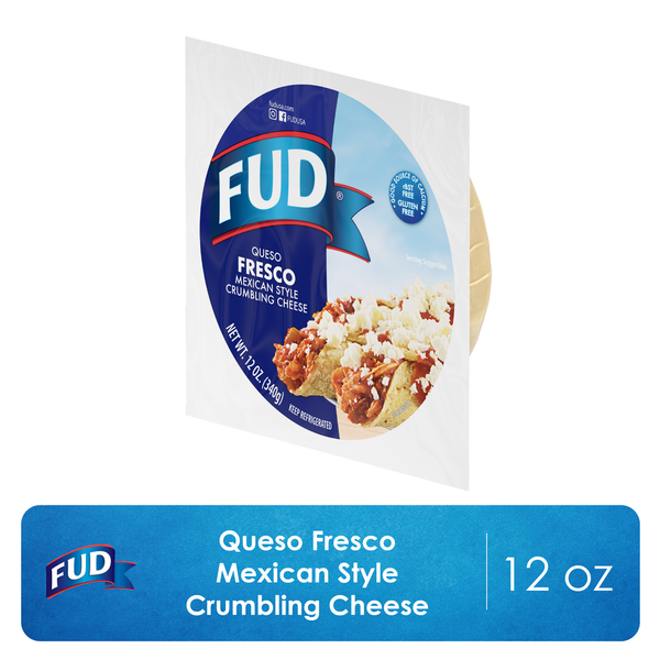 Packaged Cheese FUD Queso Fresco Mexican Style Crumbling Cheese hero