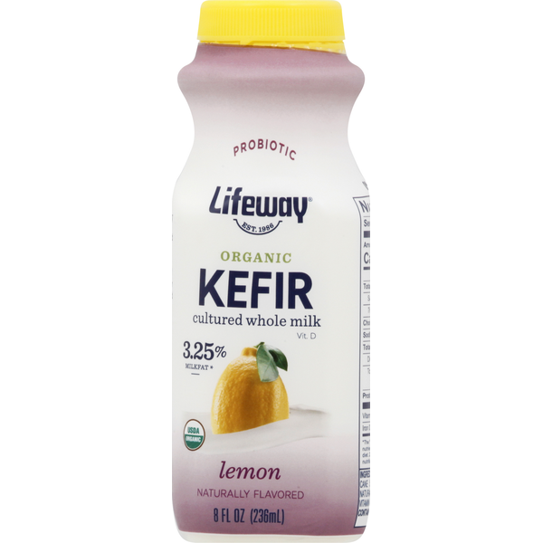 Other Creams & Cheeses Lifeway Kefir, Organic, Lemon hero