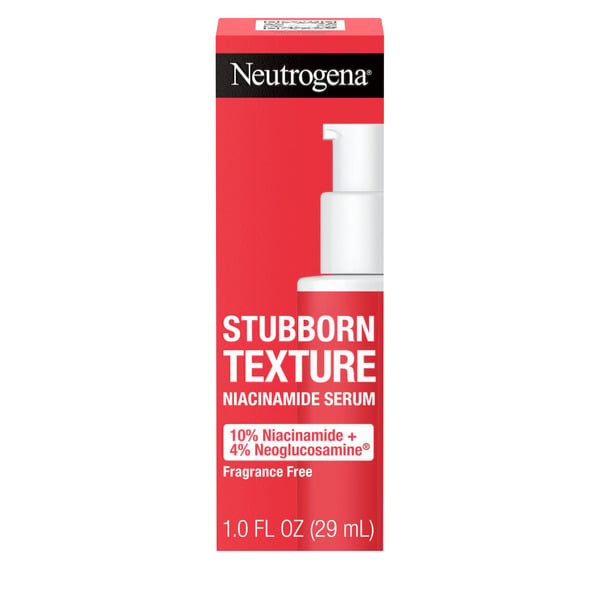 Neutrogena Stubborn Texture Resurfacing Face Serum, Niacinamide hero