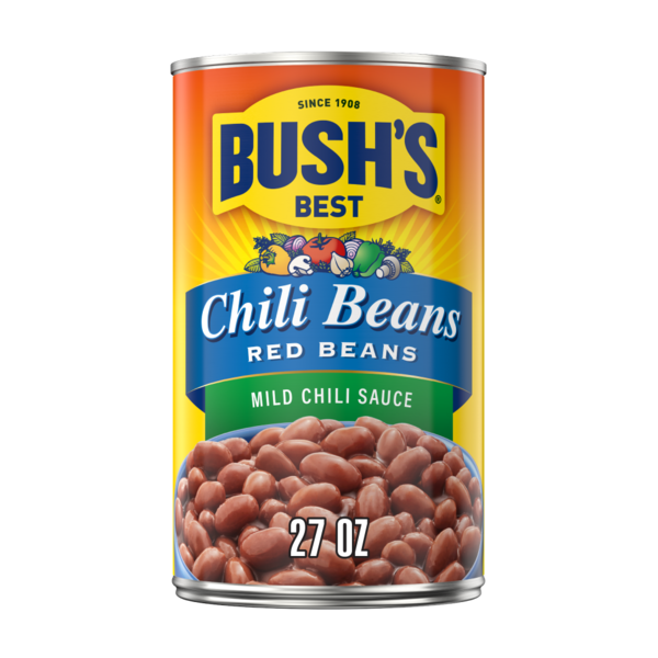 Canned Meals & Beans Bush's Best Red Beans in a Mild Chili Sauce hero