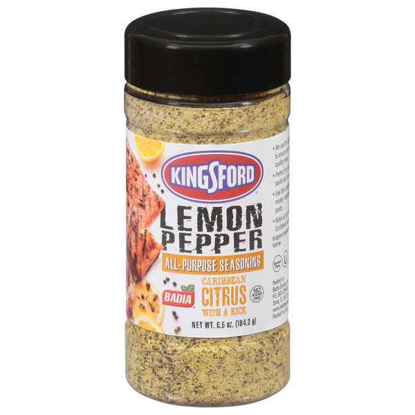 Spices & Seasonings Kingsford Seasoning, All-Purpose, Lemon Pepper hero