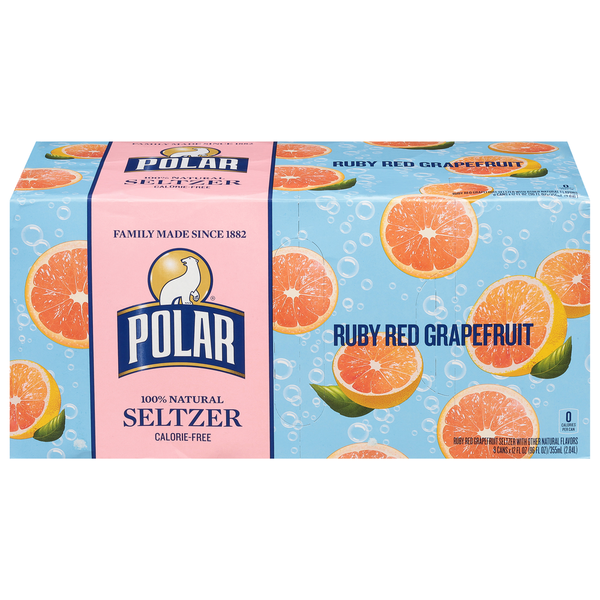 Polar Seltzer, Ruby Red Grapefruit hero