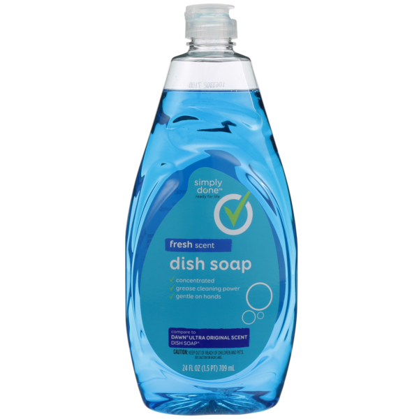 Dish Detergents Simply Done Dish Soap, Fresh hero