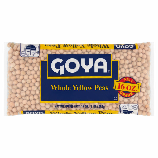 Dried Fruits & Vegetables Goya Whole Yellow Peas hero