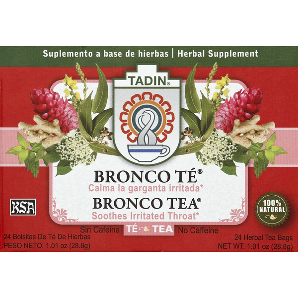 Tea Tadin Herbal Tea, Bronco, Bags hero