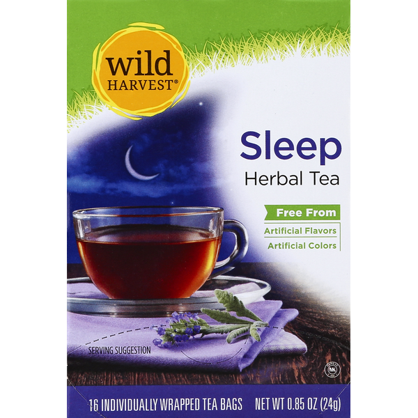 Tea Wild Harvest Herbal Tea, Sleep, Bags hero