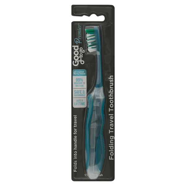 Oral Hygiene GOOD TO GO Travel Toothbrush, Folding hero