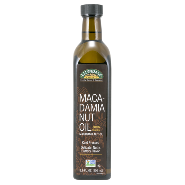 Oils & Vinegars NOW Macadamia Nut Cooking Oil in Glass Bottle hero