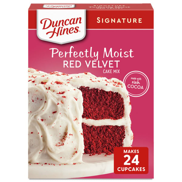 Baking Ingredients Duncan Hines Red Velvet Cake Mix, Baking Mix hero