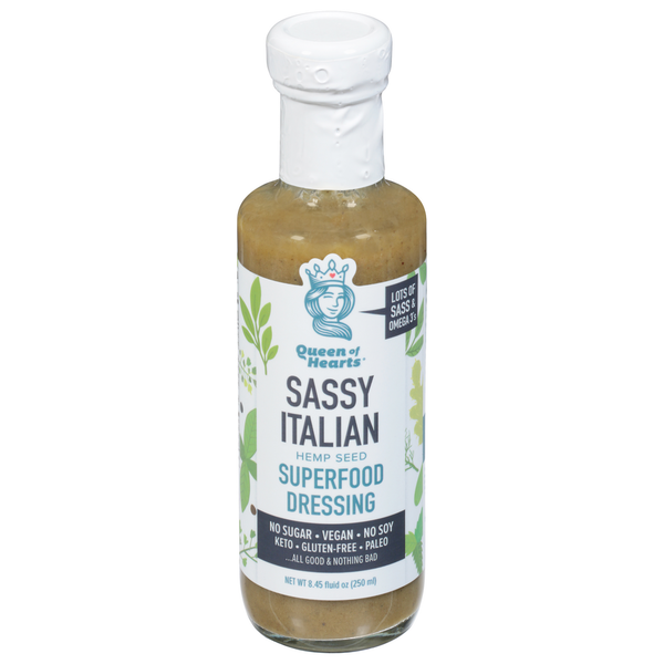 Lucas & Lewellen Superfood Dressing, Sassy Italian, Hemp Seed hero