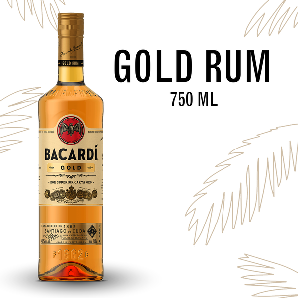 Spirits Bacardí® Gold Rum, Gluten Free hero