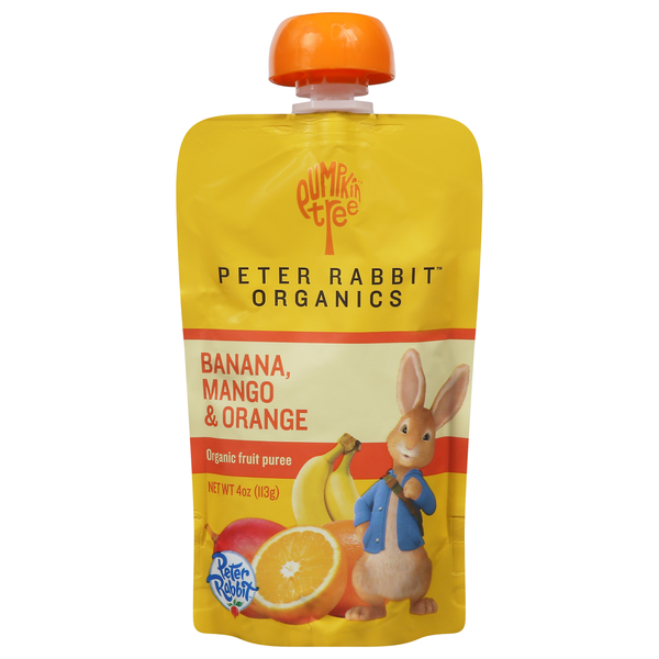 Baby Food & Formula Pumpkin Tree Fruit Puree, Organic, Banana, Mango & Orange hero