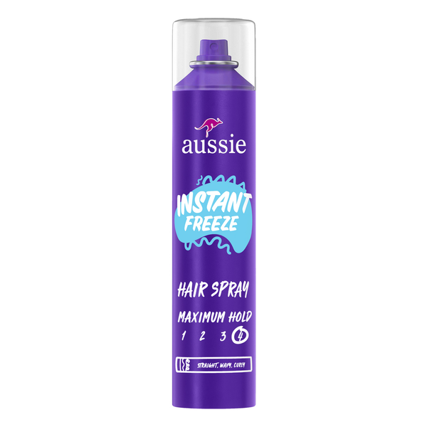 Beauty Aussie Instant Freeze Hair Spray for Curly Hair, Straight Hair, and Wavy Hair hero