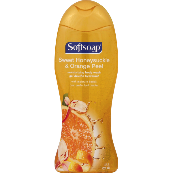 Body Lotions & Soap Softsoap Body Wash, Moisturizing, Sweet Honeysuckle & Orange Peel hero