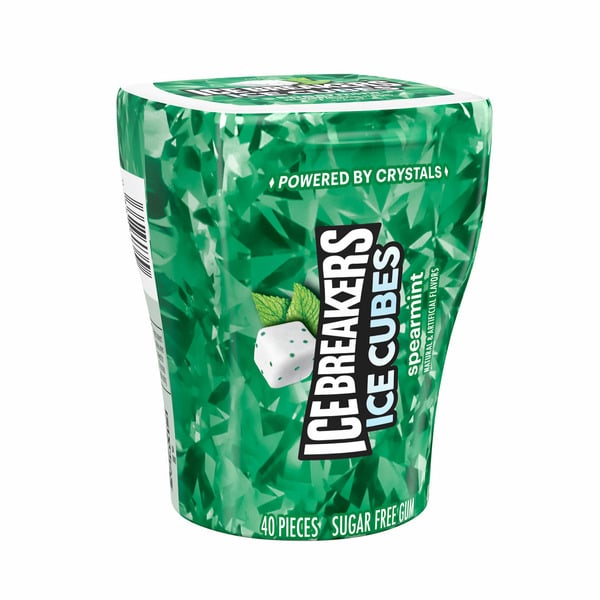 Candy & Chocolate Ice Breakers Spearmint Sugar Free Chewing Gum hero