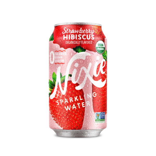 Nixie Sparkling Water Strawberry Hibiscus hero