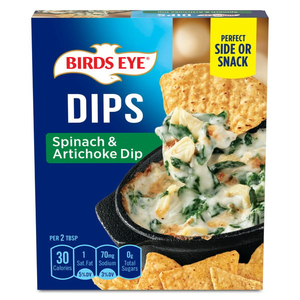 Frozen Appetizers & Sides Birds Eye Frozen Spinach & Artichoke Dip hero