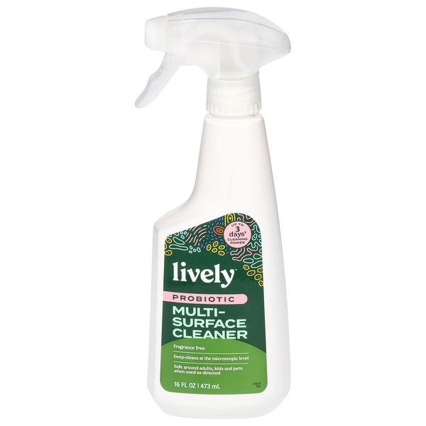 Cleaning Products Lively Multi-Surface Cleaner, Probiotic hero