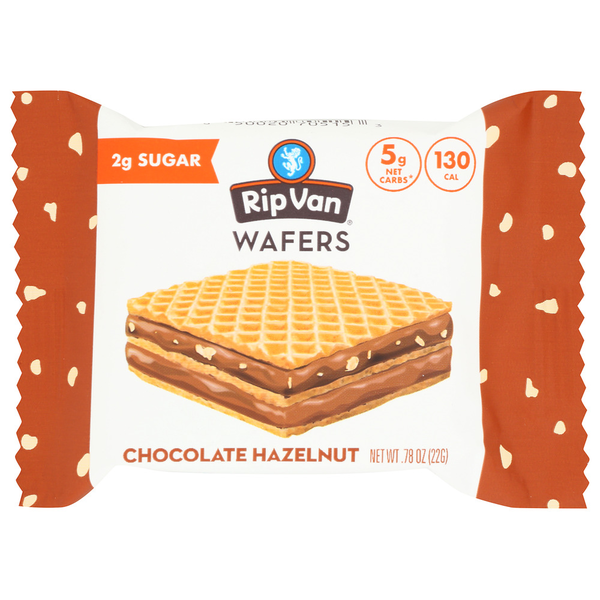 Rip Van Wafels Wafer Chocolate Hazelnut 0.78Oz 4 X hero