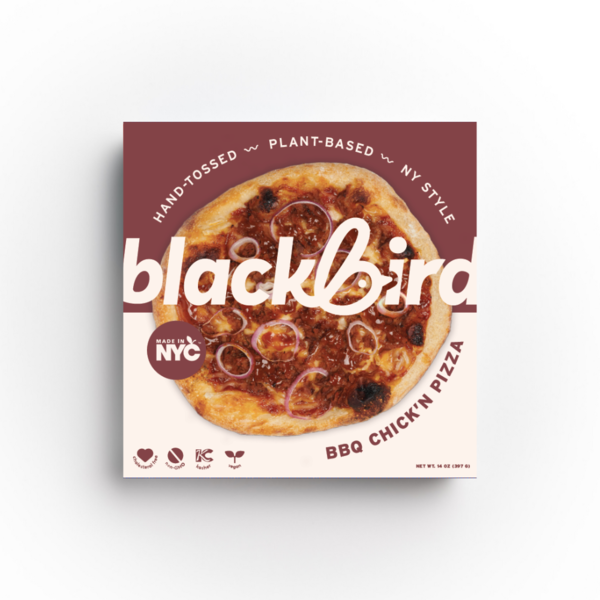 Frozen Pizza Blackbird Foods Plant-Based BBQ Chick'n Pizza hero