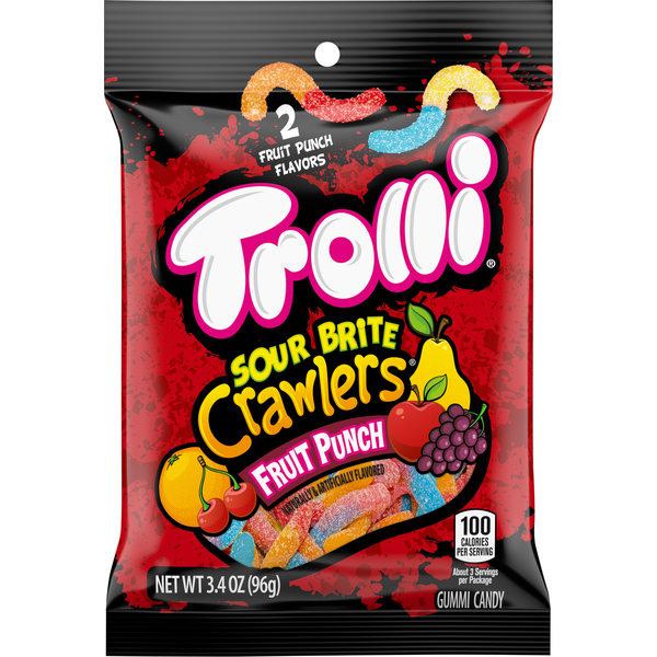 Candy & Chocolate Trolli Gummi Candy, Fruit Punch, Sour Brite hero