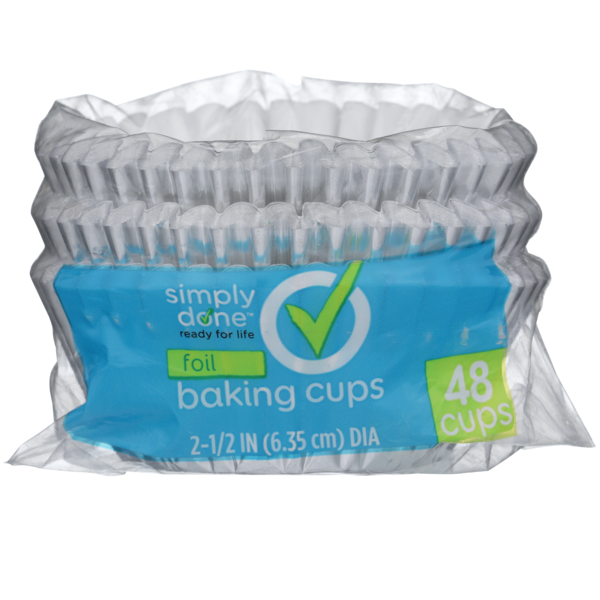 Baking Supplies & Decor Simply Done Foil Baking Cups hero