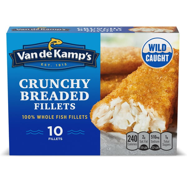 Frozen Meat & Seafood Van de Kamp's Crunchy Fish Fillets hero