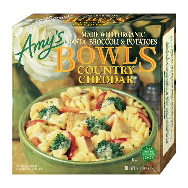 Frozen Meals Amy's Kitchen Country Cheddar Bowl hero