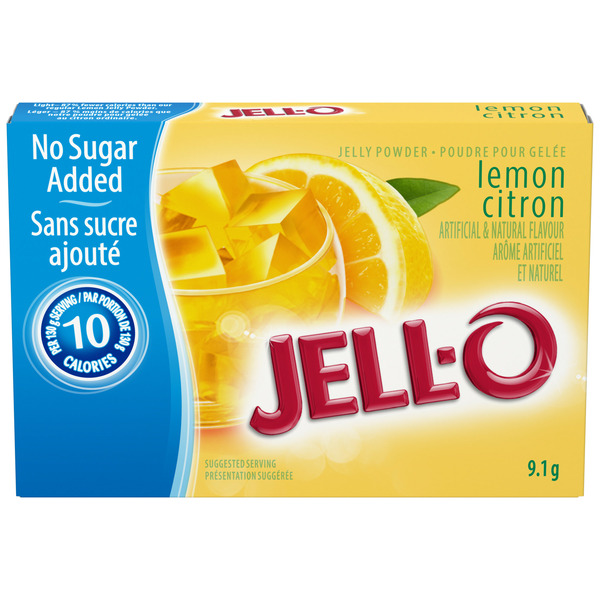 Doughs, Gelatins & Bake Mixes Jell-O Lemon Jelly Powder Light Gelatin Mix hero