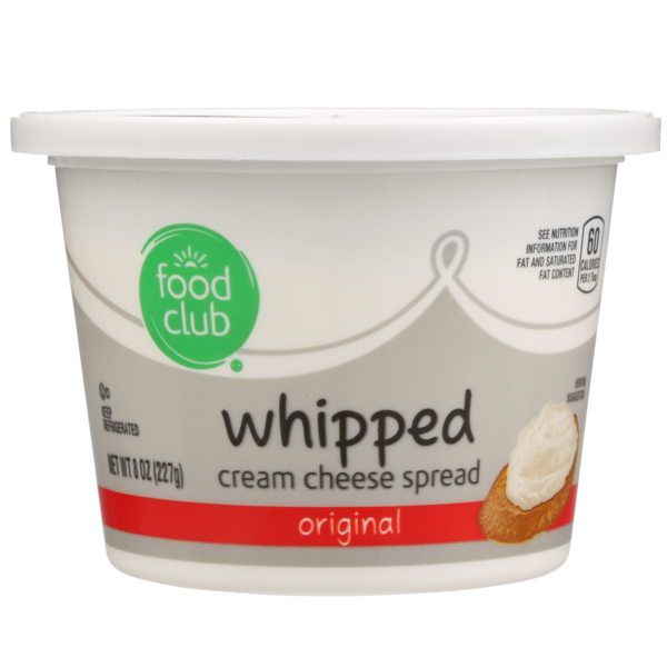 Other Creams & Cheeses Food Club Original Whipped Cream Cheese Spread hero