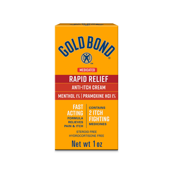 First Aid Gold Bond Medicated Rapid Relief Anti-Itch Cream, Relieves Itch hero