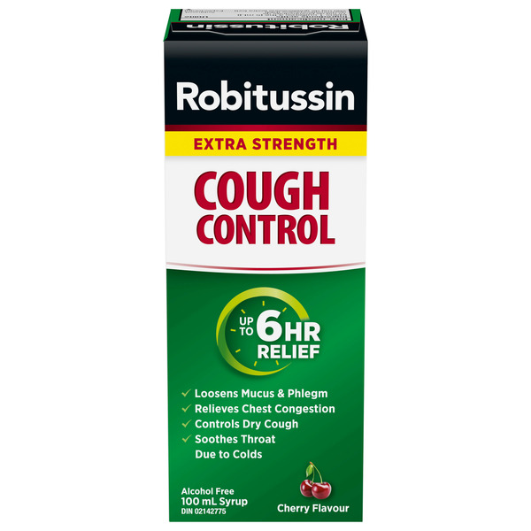 Cold, Flu & Allergy Robitussin Cough Control, Extra Strength hero