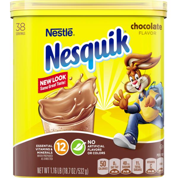 Cocoa & Drink Mixes Nestle NESQUIK Chocolate Flavored Powder hero