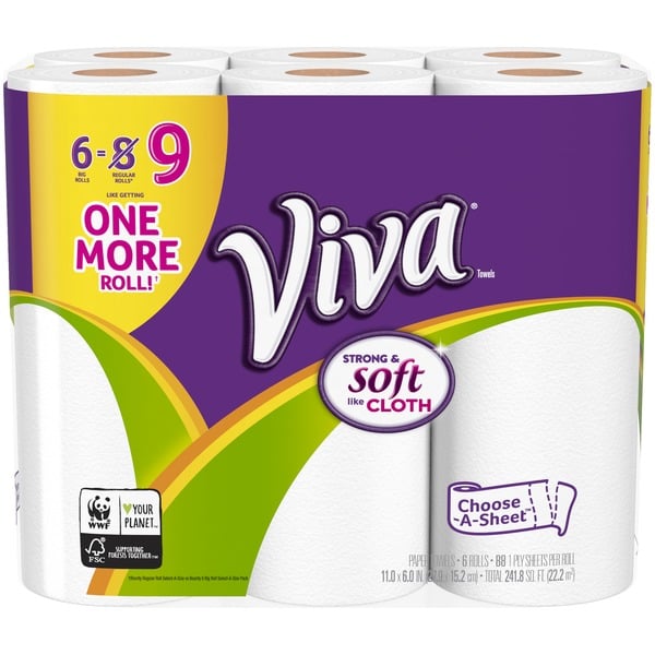 Paper Goods Viva Choose-A-Sheet* Paper Towels hero