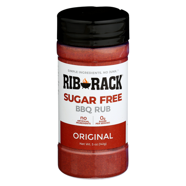 Spices & Seasonings Rib Rack Sugar Free Original BBQ Rub hero