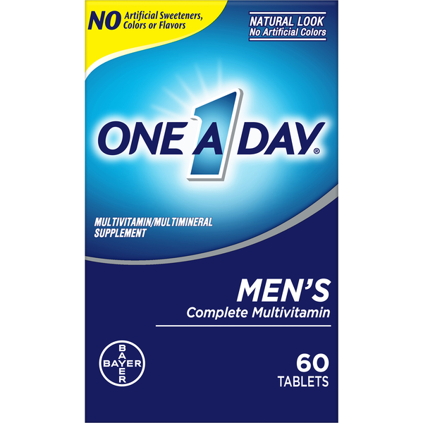 Vitamins & Supplements One A Day Multivitamin/Multimineral Supplement, Complete, Men's, Tablets hero