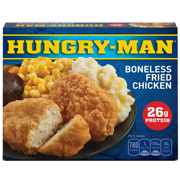 Frozen Foods Hungry-Man Boneless Fried Chicken Frozen Meal hero