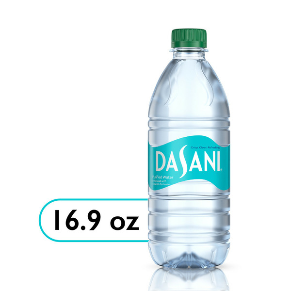 Water, Seltzer & Sparkling Water DASANI Purified Drinking Water Bottle hero