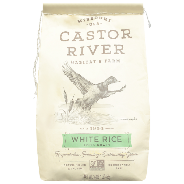 Grains, Rice & Dried Goods Castor River Habitat & Farm White Rice, Long Grain hero