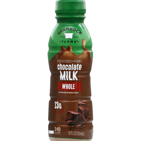 Shamrock Farms Milk, Whole, Chocolate hero