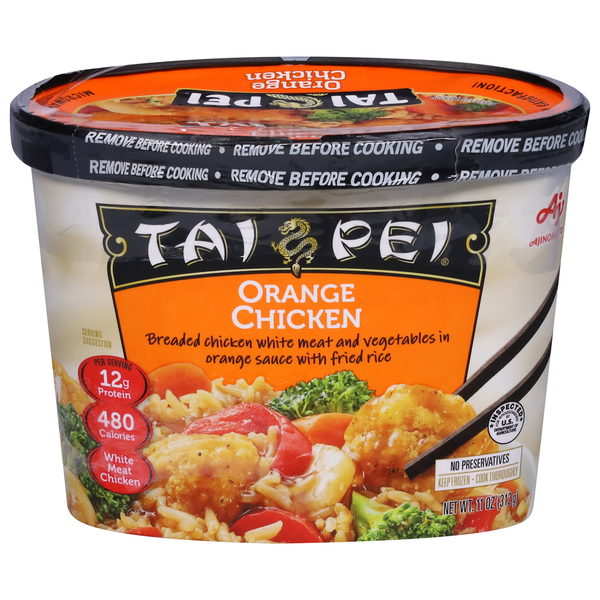 Packaged Poultry Ajinomoto Tai Pei Orange Chicken hero