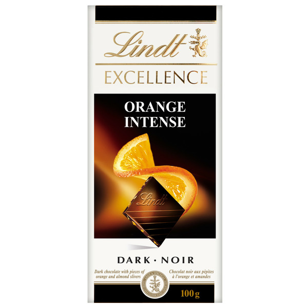 Candy & Chocolate Excellence Orange Intense Dark Chocolate Bar, 100 Grams hero