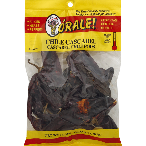 Spices & Seasoning ÓRALE! Chili Pods, Cascabel, Medium Hot hero