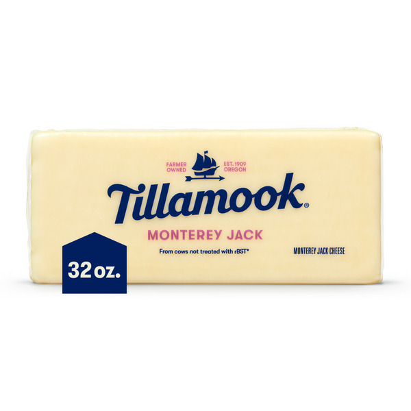 Packaged Cheese Tillamook Monterey Jack Cheese Block hero